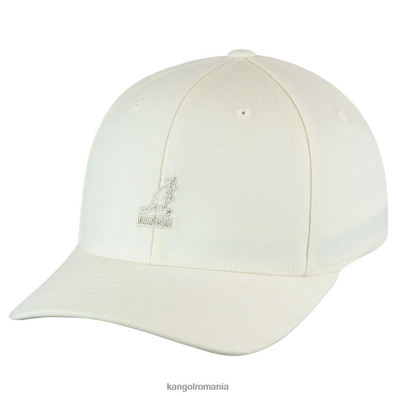articole pentru cap | Kangol unisex alb baseball flexfit din lână 0VJ20325