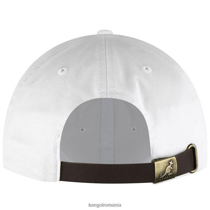 articole pentru cap | Kangol unisex alb baseball spălat 0VJ20342