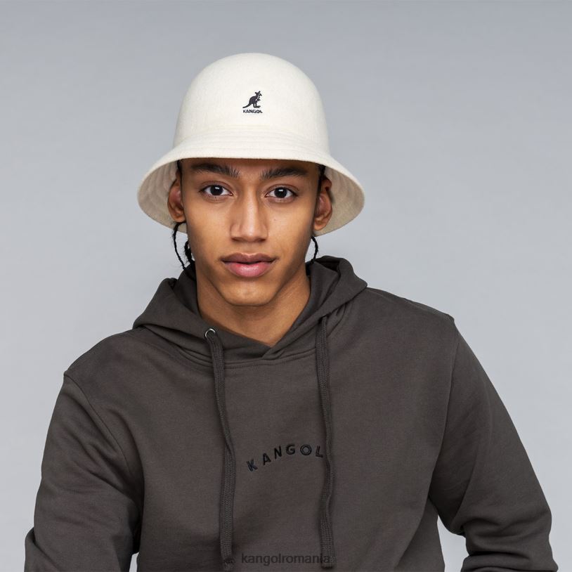 articole pentru cap | Kangol unisex alb lână casual 0VJ20719