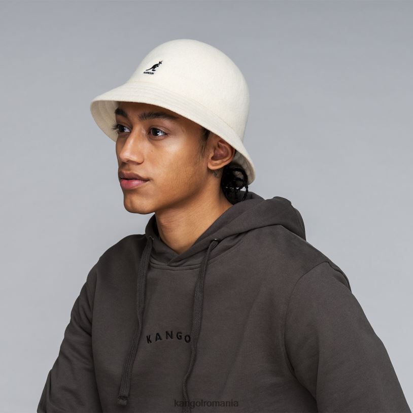 articole pentru cap | Kangol unisex alb lână casual 0VJ20719