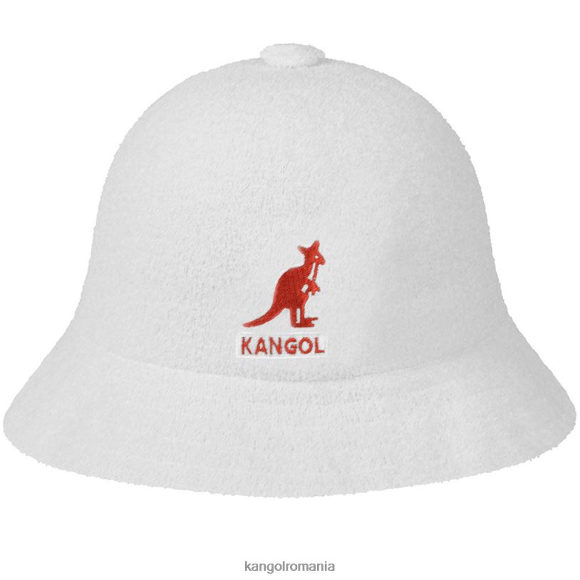 articole pentru cap | Kangol unisex alb logo mare casual 0VJ20521