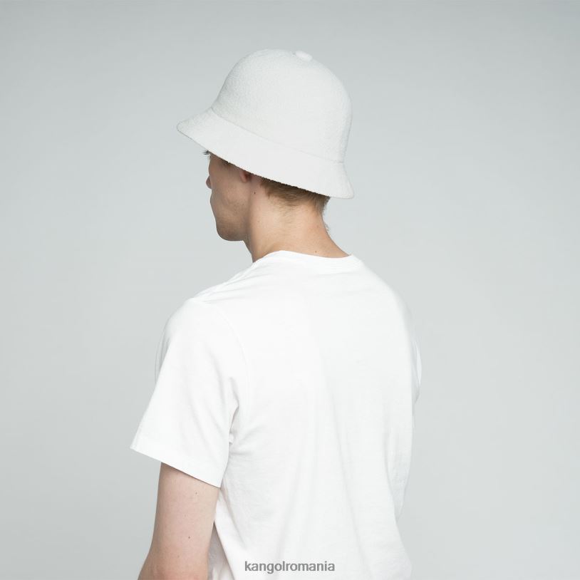 articole pentru cap | Kangol unisex alb logo mare casual 0VJ20521