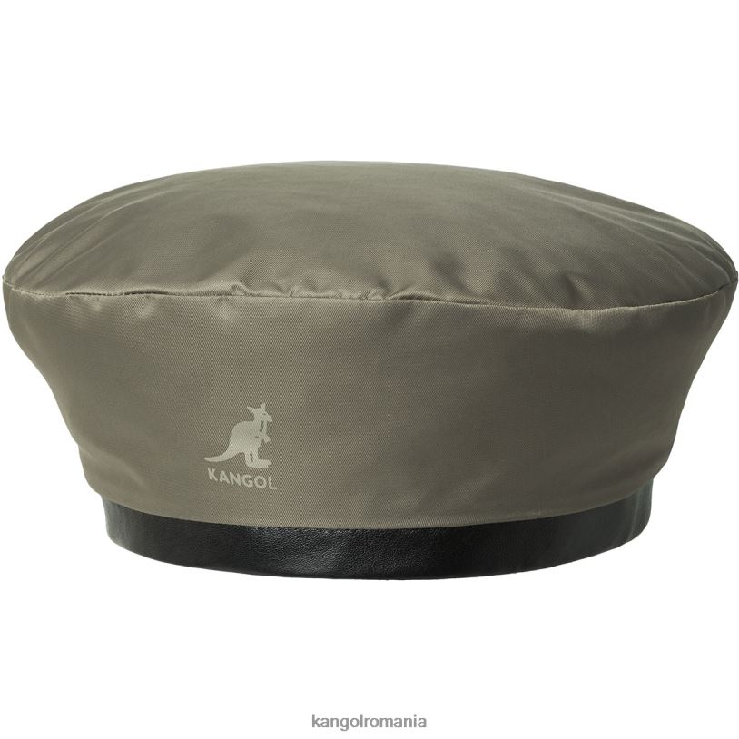 articole pentru cap | Kangol unisex alb murdar/verde ulei beretă reversibilă din nailon de pluș 0VJ20422