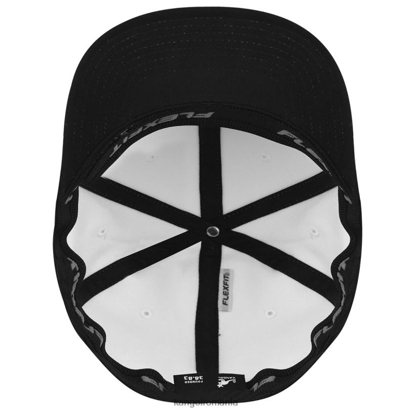 articole pentru cap | Kangol unisex alb negru Baseball flexfit 3d din lana 0VJ20301