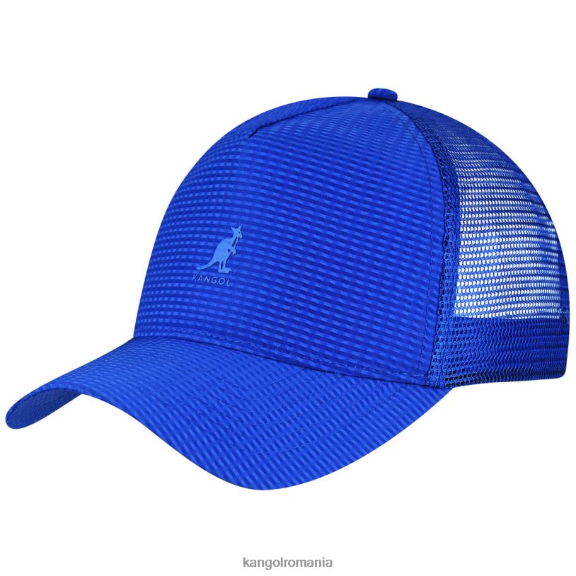 articole pentru cap | Kangol unisex albastru camioner cu plasă seersucker 0VJ20284
