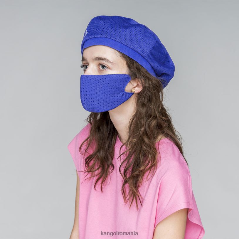 articole pentru cap | Kangol unisex albastru coordonate masca bereta 0VJ20420