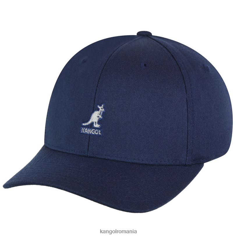 articole pentru cap | Kangol unisex albastru inchis baseball flexfit din lână 0VJ20316