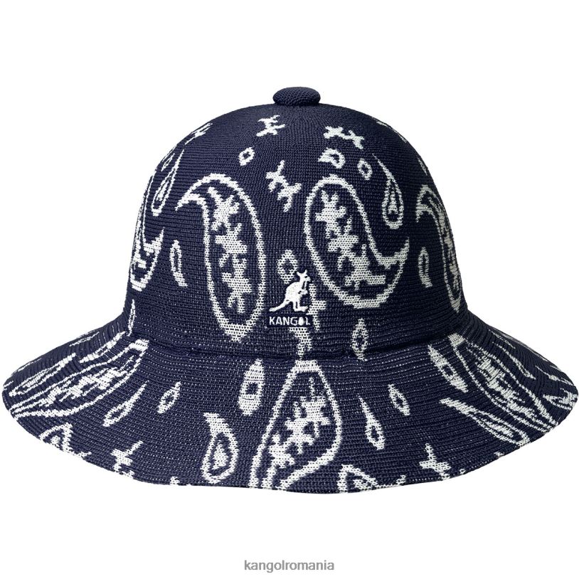 articole pentru cap | Kangol unisex albastru închis/alb paisley cu boruri largi casual 0VJ20659