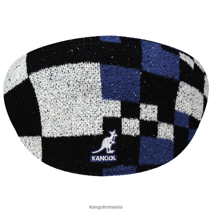 articole pentru cap | Kangol unisex albastru înstelat/negru pop vichy 504 0VJ2012