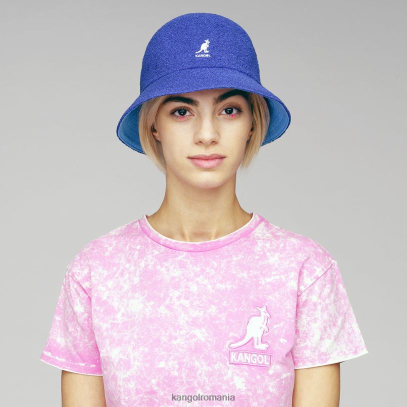 articole pentru cap | Kangol unisex albastru înstelat/surf flip it reversibil casual 0VJ20510