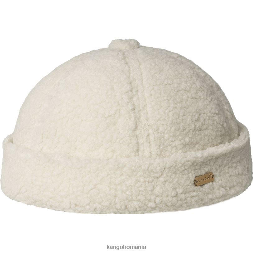 articole pentru cap | Kangol unisex aproape alb capac de ceas de pluș 0VJ20813