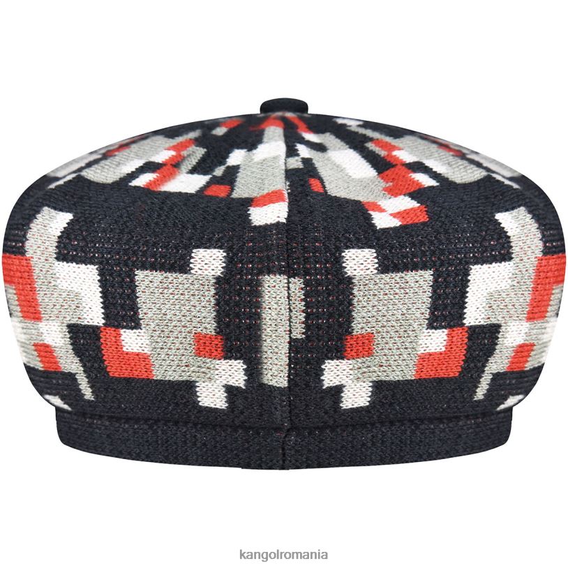 articole pentru cap | Kangol unisex arcuri adânci/nichel beretă în carouri pixelată 0VJ20398
