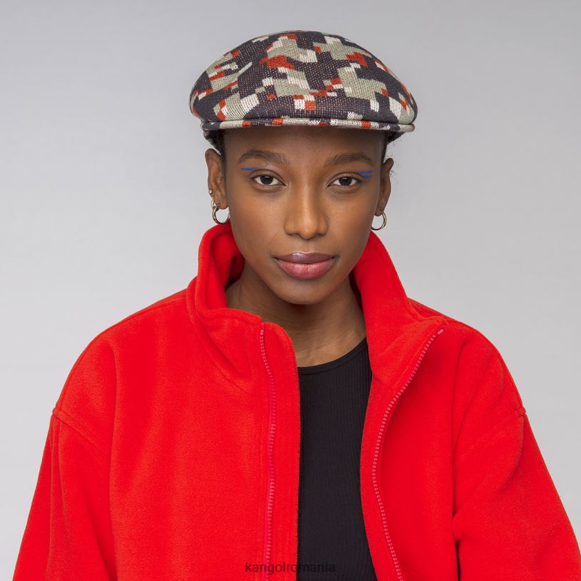 articole pentru cap | Kangol unisex arcuri adânci/nichel carouri pixelate 504 0VJ2053