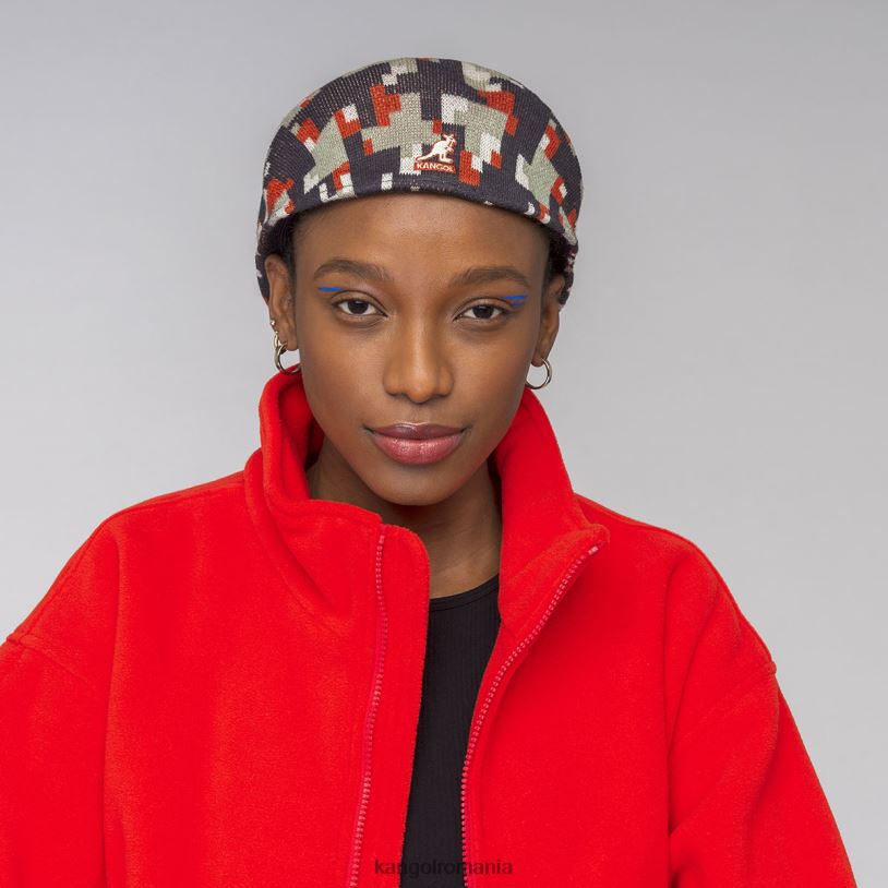 articole pentru cap | Kangol unisex arcuri adânci/nichel carouri pixelate 504 0VJ2053