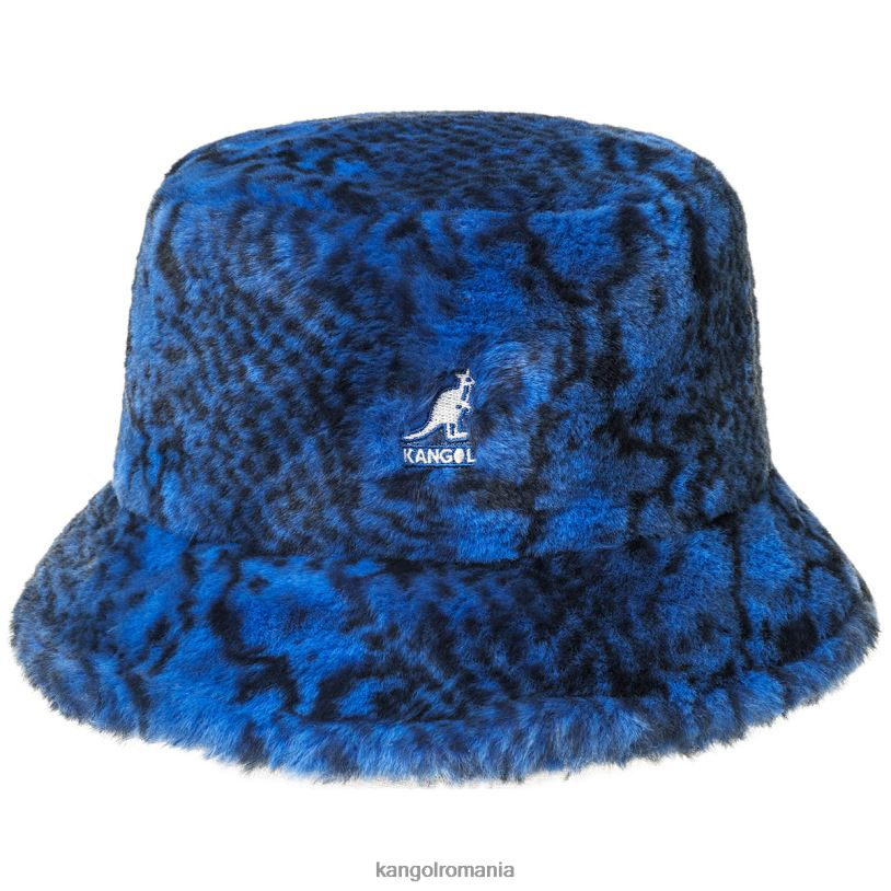 articole pentru cap | Kangol unisex șarpe albastru găleată din blană artificială 0VJ20711