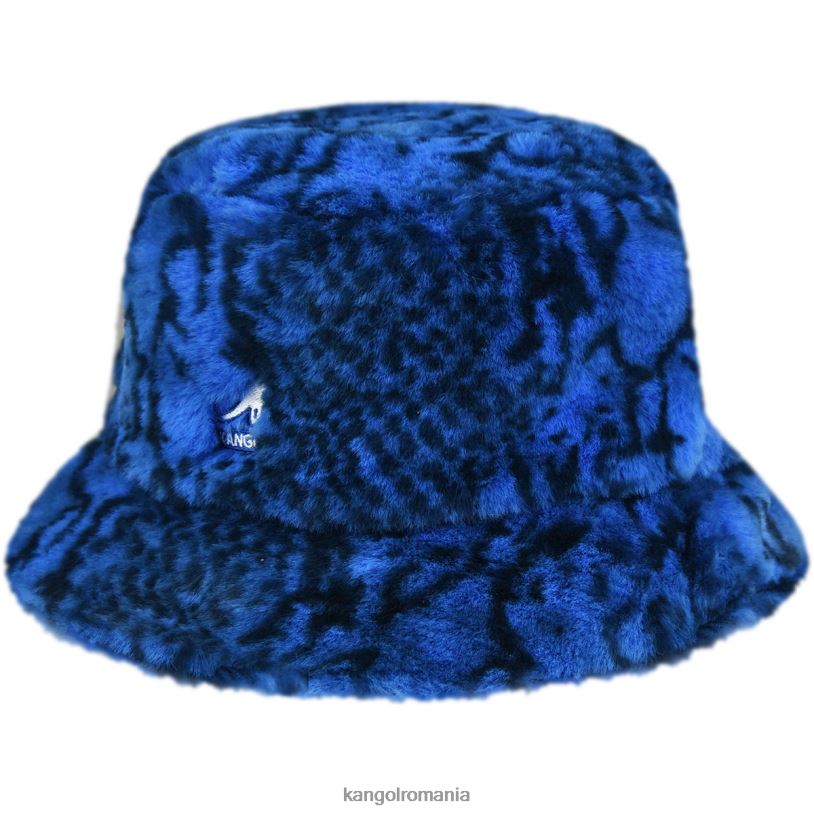 articole pentru cap | Kangol unisex șarpe albastru găleată din blană artificială 0VJ20711