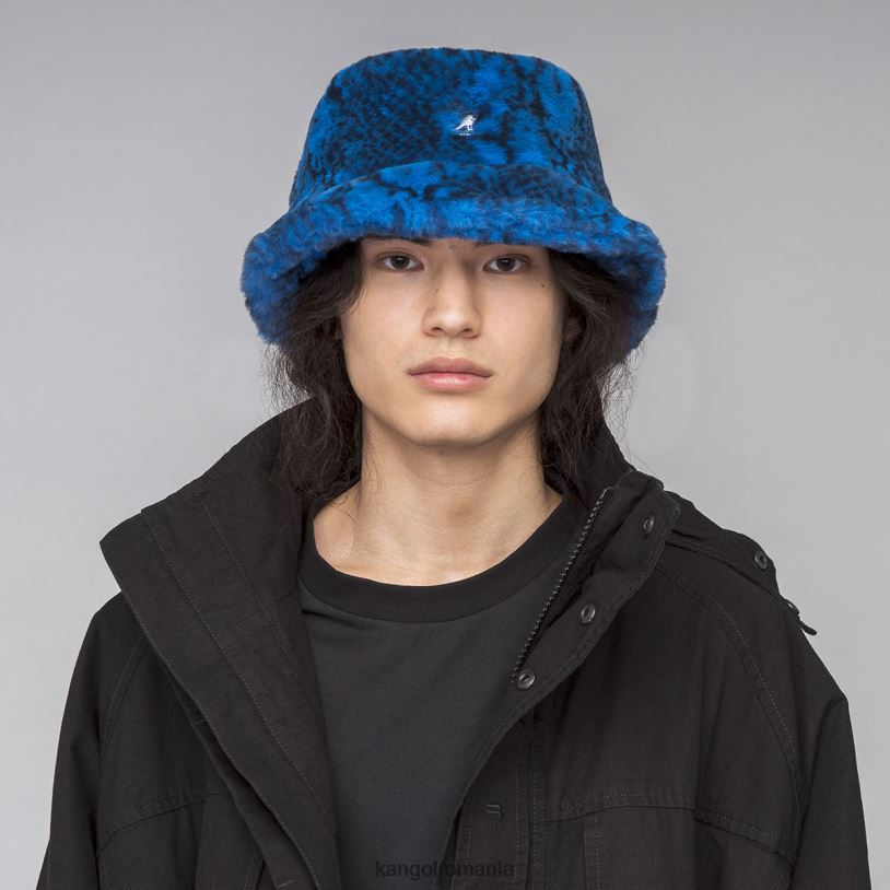 articole pentru cap | Kangol unisex șarpe albastru găleată din blană artificială 0VJ20711