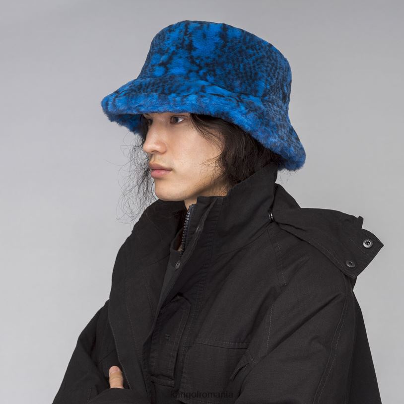 articole pentru cap | Kangol unisex șarpe albastru găleată din blană artificială 0VJ20711