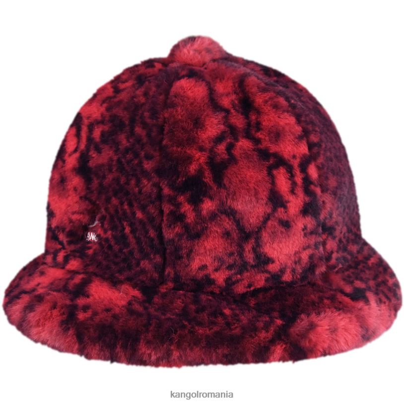 articole pentru cap | Kangol unisex șarpe roșu blană artificială casual 0VJ20703