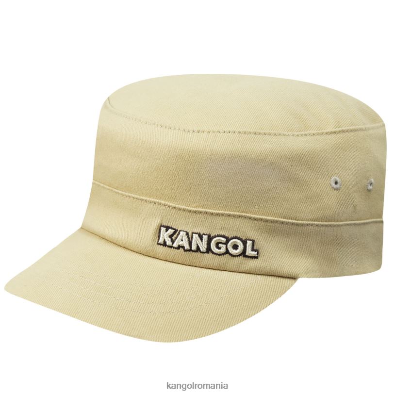 articole pentru cap | Kangol unisex bej șapcă armată din twill de bumbac 0VJ20258