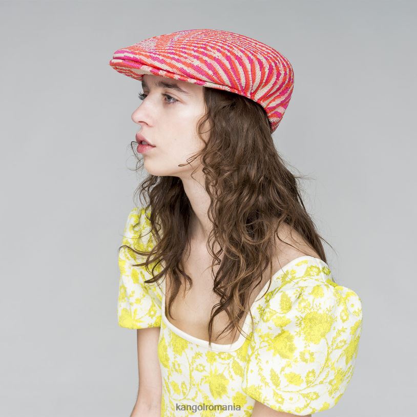 articole pentru cap | Kangol unisex bej/vișiniu strălucitor/roz electric excursie sălbatică 504 0VJ2095