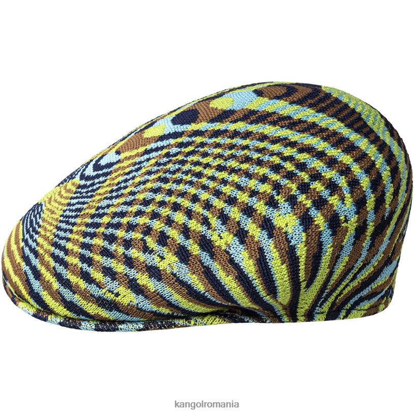 articole pentru cap | Kangol unisex bio lime/dk blue/bej excursie sălbatică 504 0VJ2096