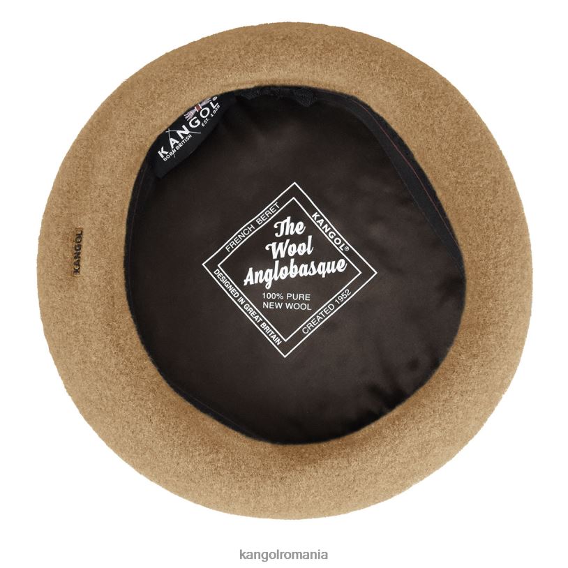 articole pentru cap | Kangol unisex cămilă beretă anglobască 0VJ20428