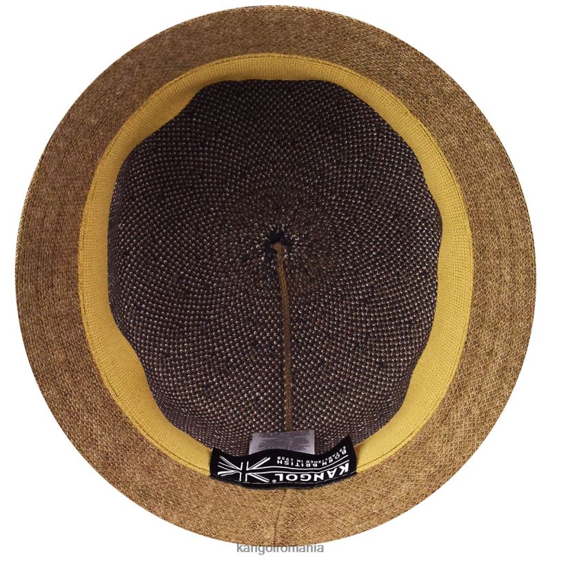 articole pentru cap | Kangol unisex cămilă coș cu dungi slick 0VJ20570