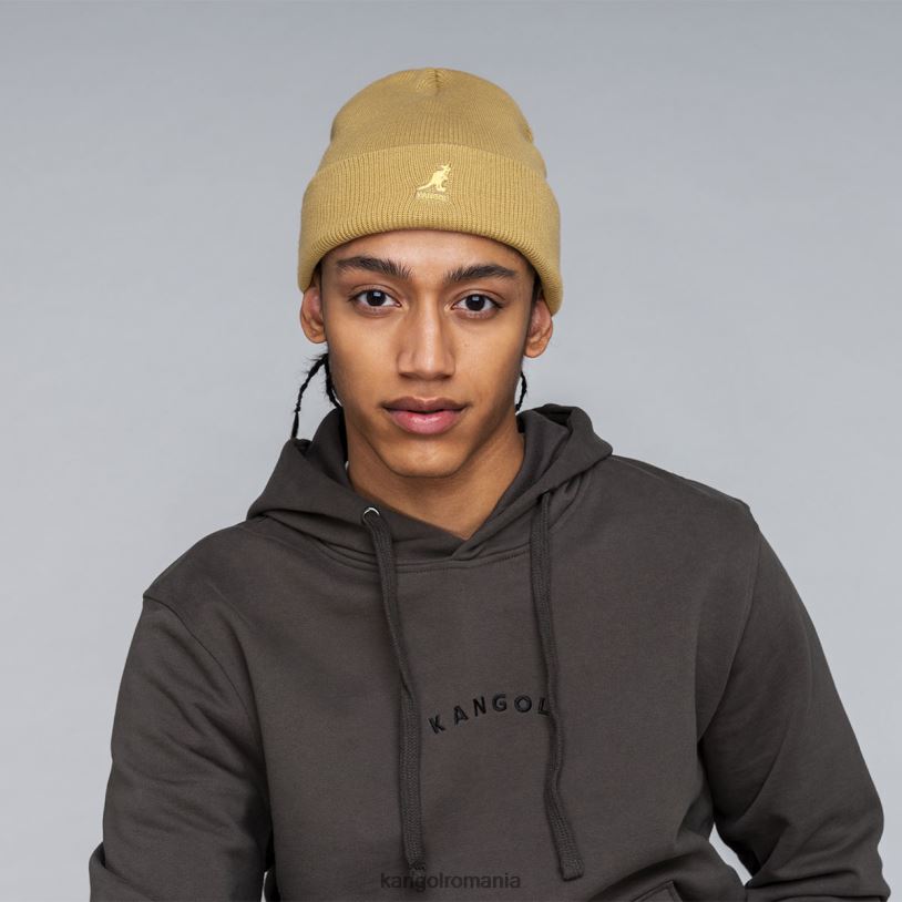 articole pentru cap | Kangol unisex cămilă trage manșetă acrilică 0VJ20844