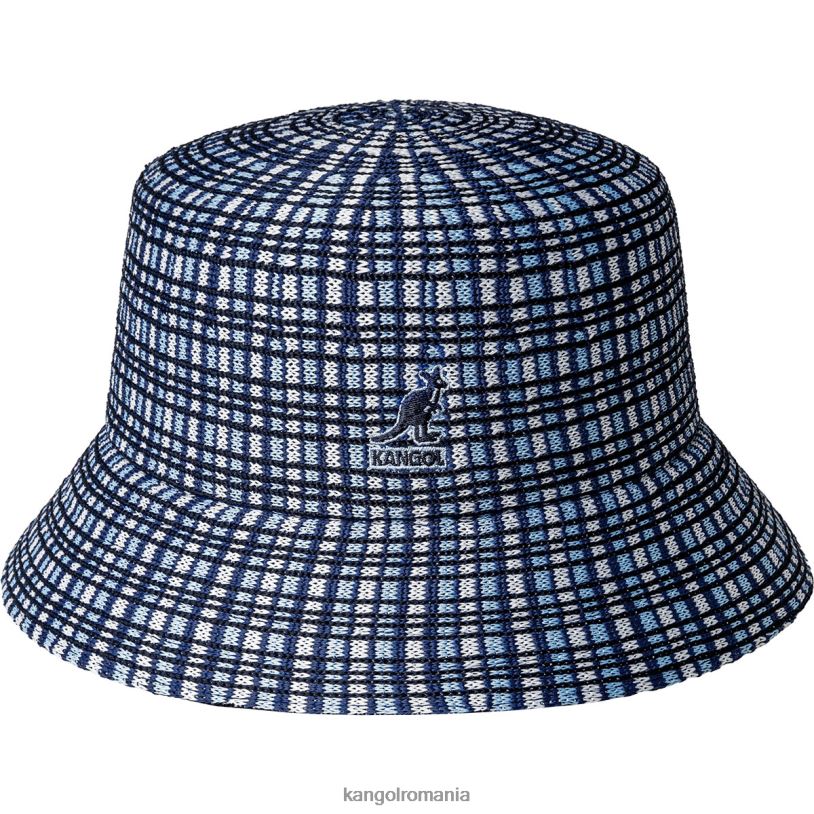 articole pentru cap | Kangol unisex carouri albastre găleată în carouri de pregătire 0VJ20481