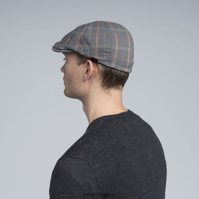 articole pentru cap | Kangol unisex carouri gri șapcă flexfit model 0VJ20774