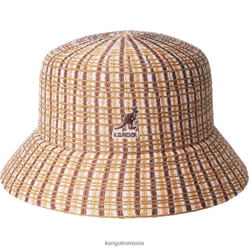 articole pentru cap | Kangol unisex carouri naturale găleată în carouri de pregătire 0VJ20482