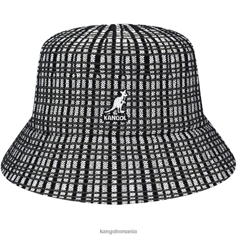 articole pentru cap | Kangol unisex carouri negre găleată în carouri de pregătire 0VJ20479
