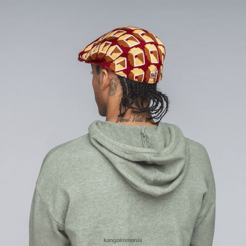 articole pentru cap | Kangol unisex catifea rosie placa de baza 504 0VJ20110