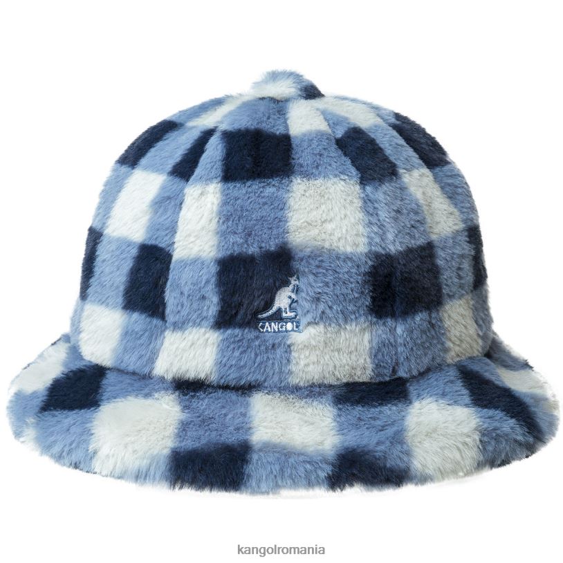 articole pentru cap | Kangol unisex cec albastru blană artificială casual 0VJ20702