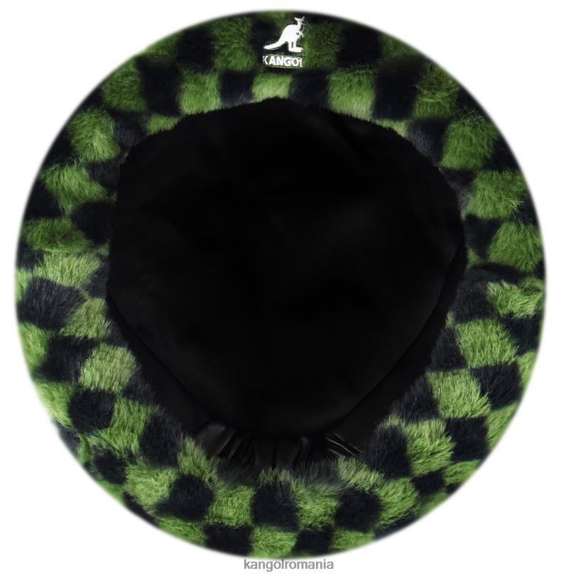 articole pentru cap | Kangol unisex cec de măsline beretă din blană artificială 0VJ20409