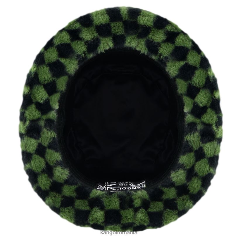 articole pentru cap | Kangol unisex cec de măsline găleată din blană artificială 0VJ20712