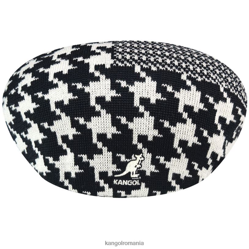 articole pentru cap | Kangol unisex crem/negru picior de găin abstract 504 0VJ20108