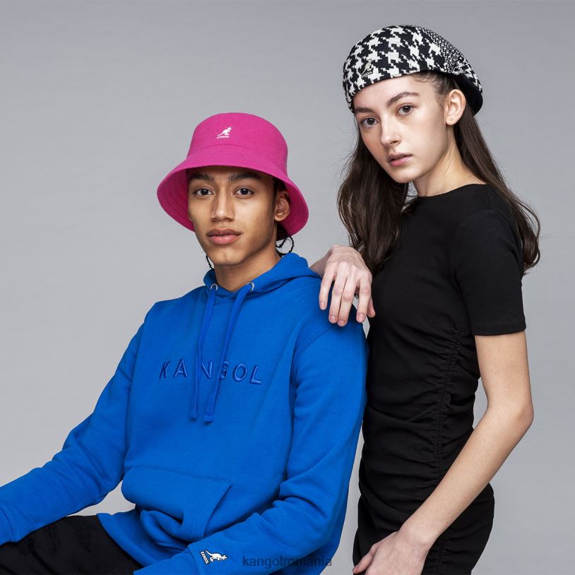 articole pentru cap | Kangol unisex crem/negru picior de găin abstract 504 0VJ20108