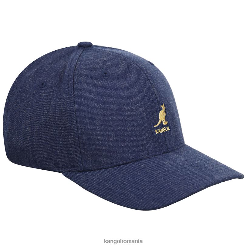 articole pentru cap | Kangol unisex denim baseball flexfit din lână 0VJ20318