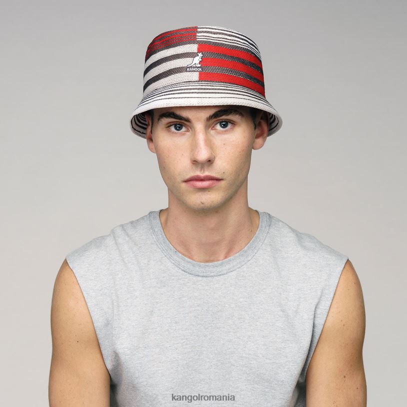 articole pentru cap | Kangol unisex dungă de cărbune coșul cu dungi digitale 0VJ20496