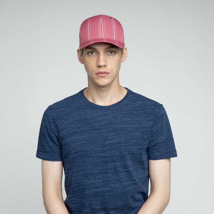 articole pentru cap | Kangol unisex dungă roșie pestriță model flexfit baseball 0VJ20371