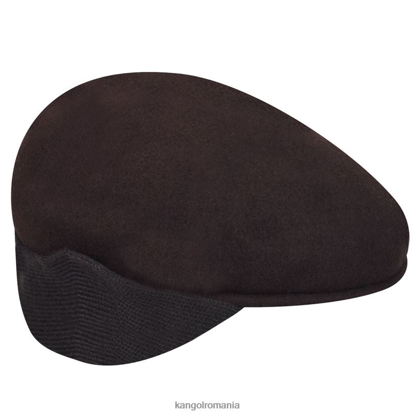 articole pentru cap | Kangol unisex espresso lână 504 clapă pentru urechi 0VJ20150