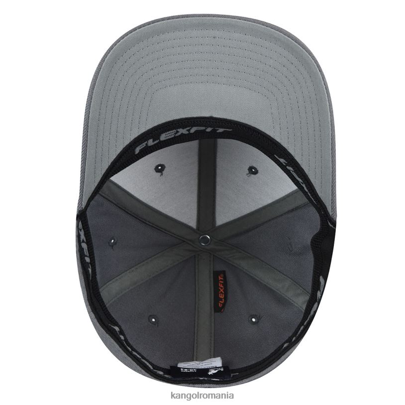 articole pentru cap | Kangol unisex flanel închis la culoare baseball flexfit din lână 0VJ20317