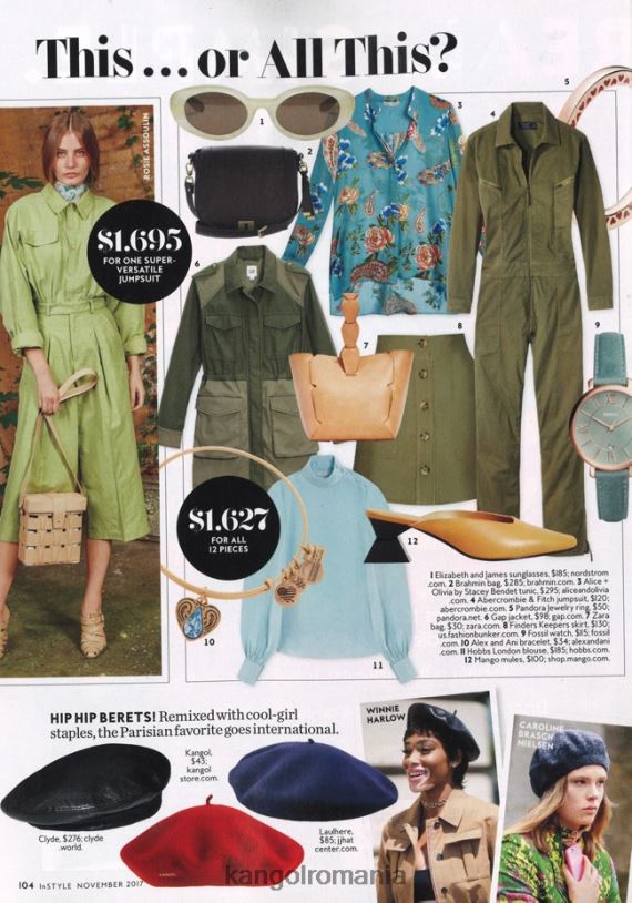 articole pentru cap | Kangol unisex flanel închis la culoare beretă modelaine 0VJ20444