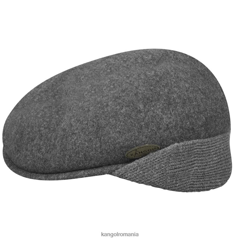 articole pentru cap | Kangol unisex flanel închis la culoare lână 504 clapă pentru urechi 0VJ20149