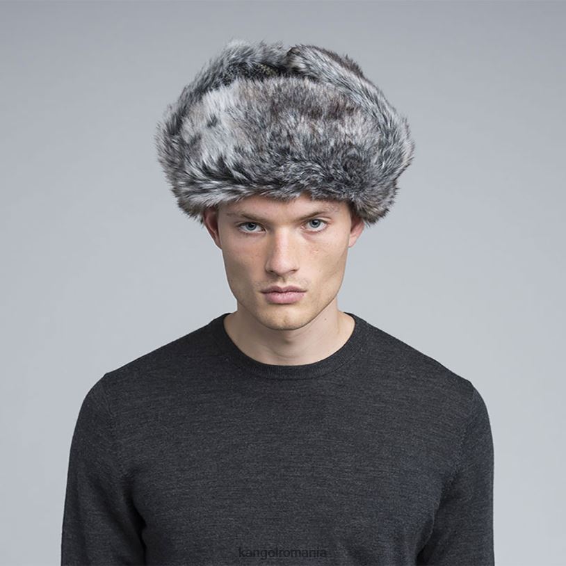 articole pentru cap | Kangol unisex flanel închis la culoare lână ushanka 0VJ20852