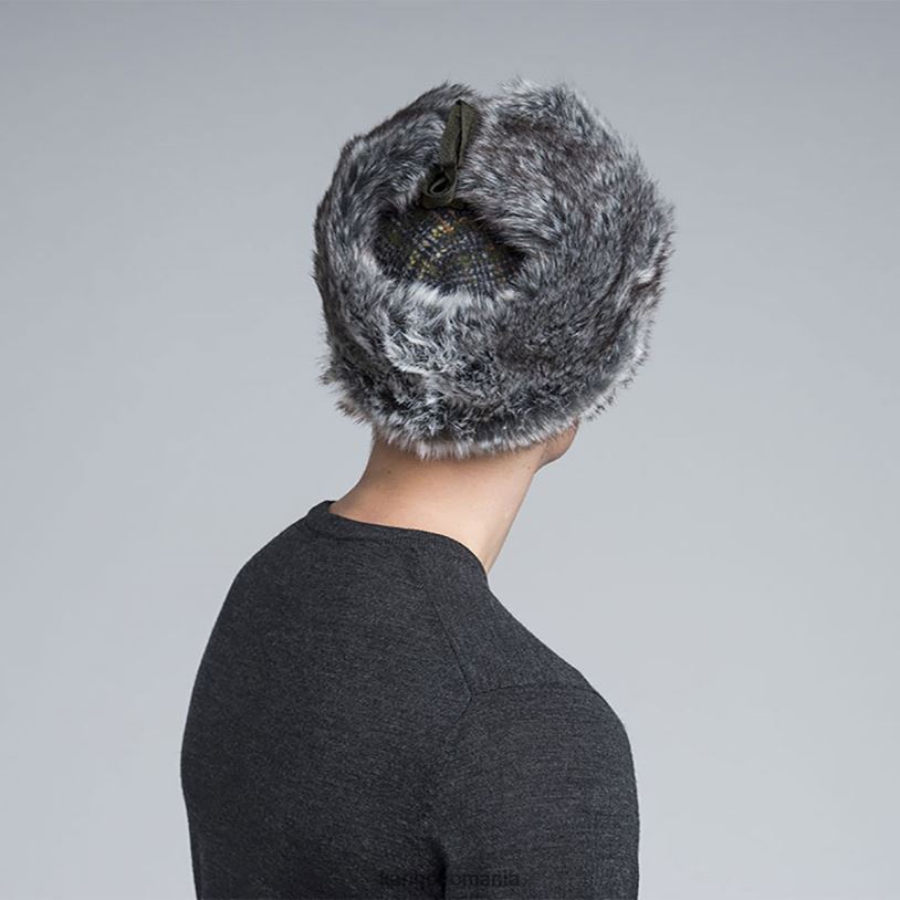 articole pentru cap | Kangol unisex flanel închis la culoare lână ushanka 0VJ20852