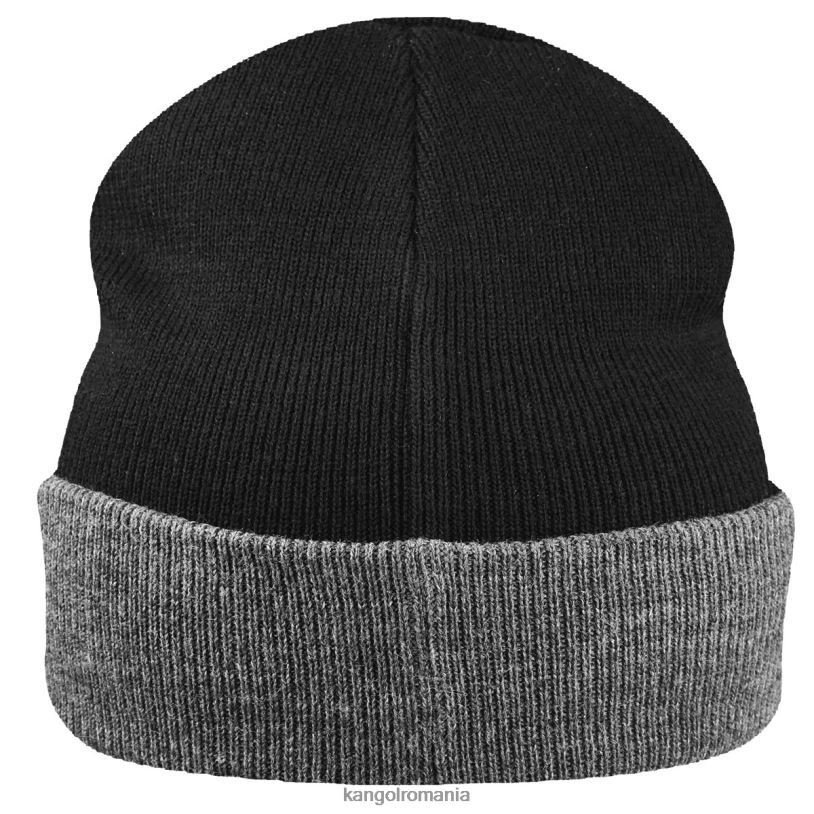 articole pentru cap | Kangol unisex flanel negru/întunecat trage manșetă acrilică 0VJ20842
