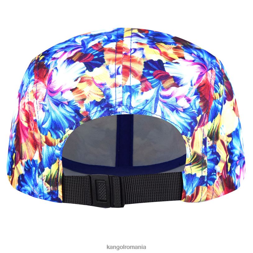 articole pentru cap | Kangol unisex floral albastru înstelat șapcă florală cu 5 panouri 0VJ20288